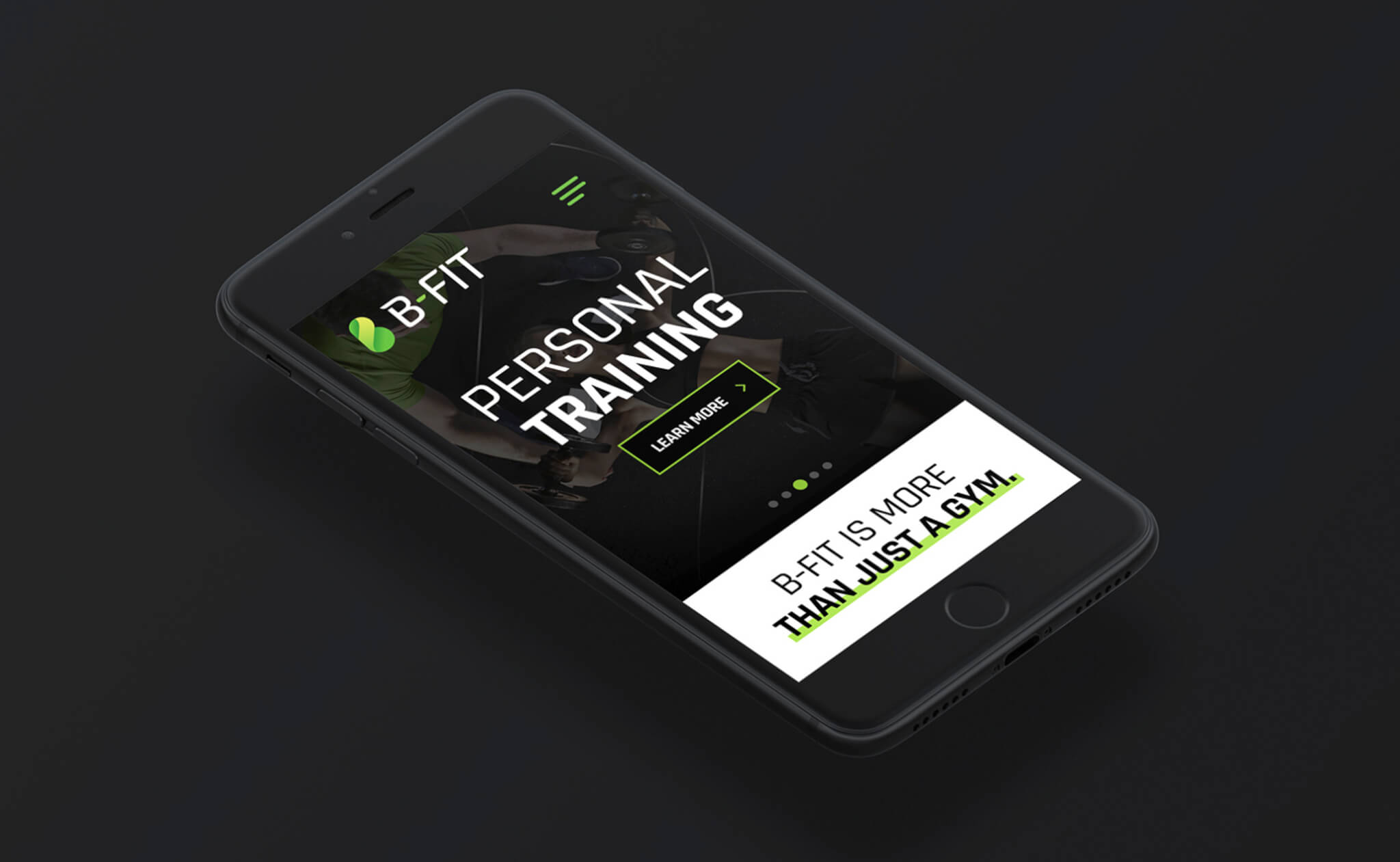 B-Fit gym website design project